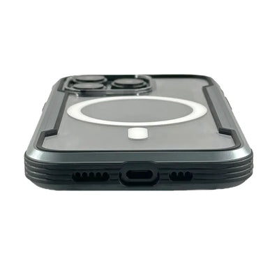Asker Series For iPhone 15 Pro Max - Black/Gray