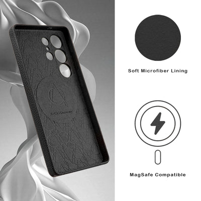 A-Case Genuine Leather Case for Galaxy S25 Ultra - Amur