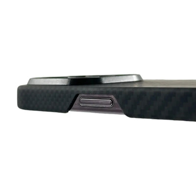 Zikzak Aramid Fiber Case For iPhone 15 Pro Max - Black