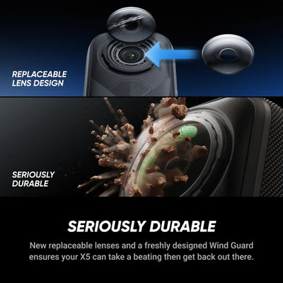 insta360 X5 Action Camera Waterproof