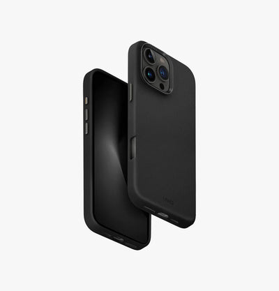 Uniq Lyden Vegan Leather Case For iPhone 16 Series - Gray