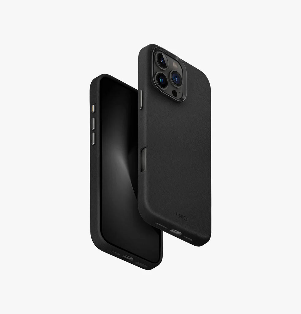 Uniq Lyden Vegan Leather Case For iPhone 16 Series - Gray
