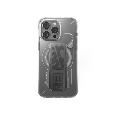 Skinarma HELIO Mag-Charge iPhone 16 Series with Grip Stand - Black