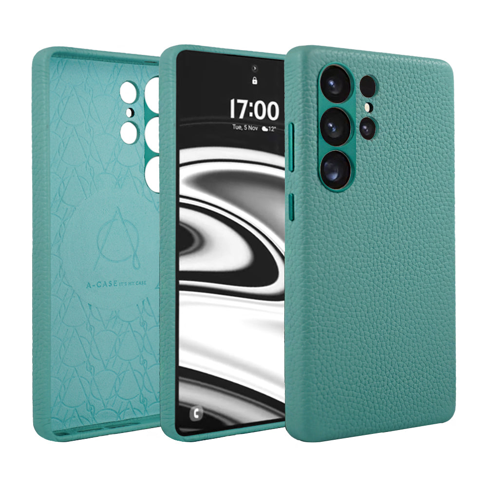 A-Case Genuine Leather Case for Galaxy S25 Ultra - Amur