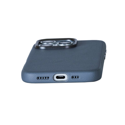 Le Prius Birman TPU Leather Case For iPhone 16 Series - Gray