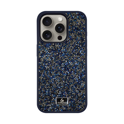 Crystal Studded Phone Case for iPhone 15 pro Max - Black