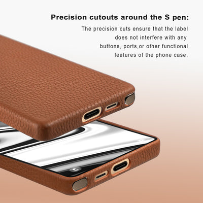 A-Case Genuine Leather Case for Galaxy S25 Ultra - Amur