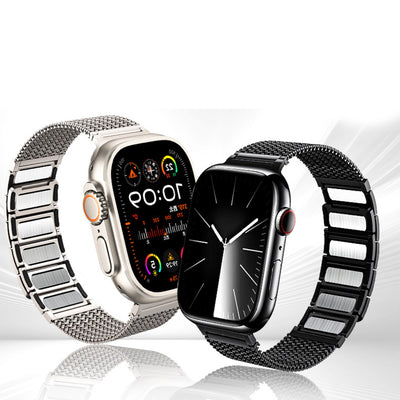 Hasir Apple Watch Magnetic Steel Band - Black