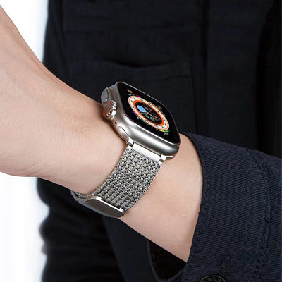 Hasir Apple Watch Magnetic Steel Band - Black