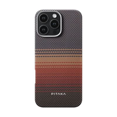 Pitaka Tactile Woven Case for iPhone 16 Pro Max - Sunset