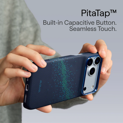 Pitaka Ultra-Slim Case With PitaTap Camera Control for iPhone 18 Pro Max - Milky Way Galaxy