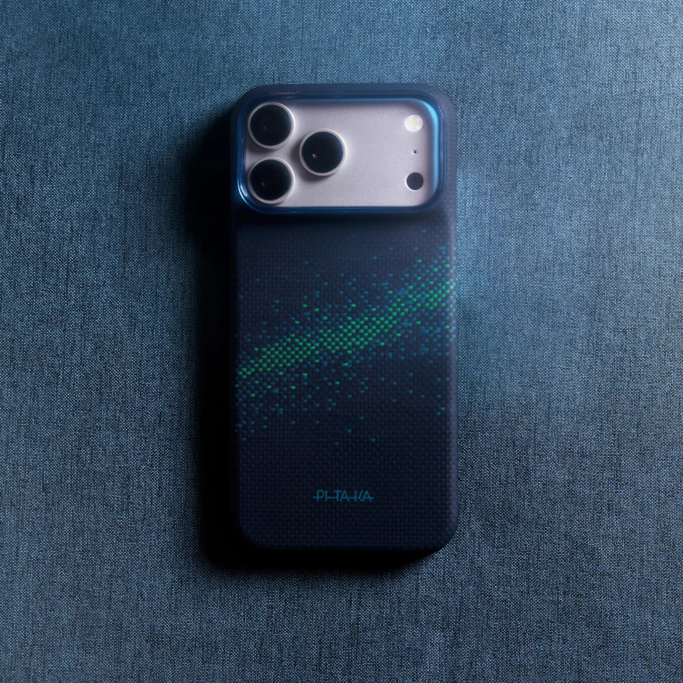 Pitaka Ultra-Slim Case With PitaTap Camera Control for iPhone 18 Pro Max - Milky Way Galaxy