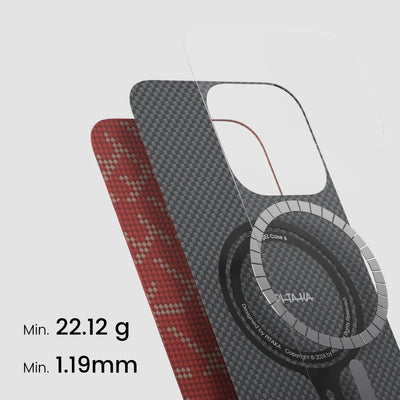 Pitaka Aramid Fiber Ultra-Slim Case With PitaTap for iPhone 16 Pro - PTK