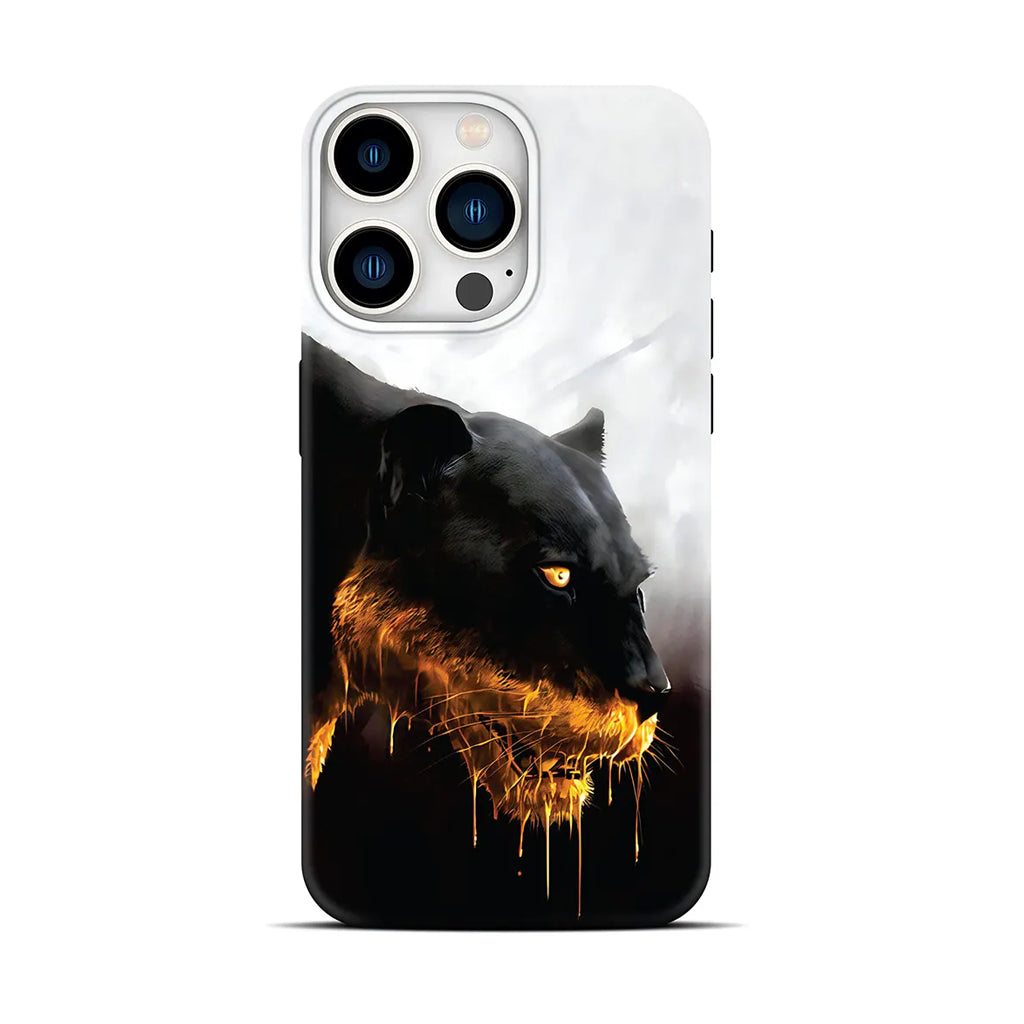 Le Prius Wild Series IMD Printed Case for iPhone 15 Series - Black Horse