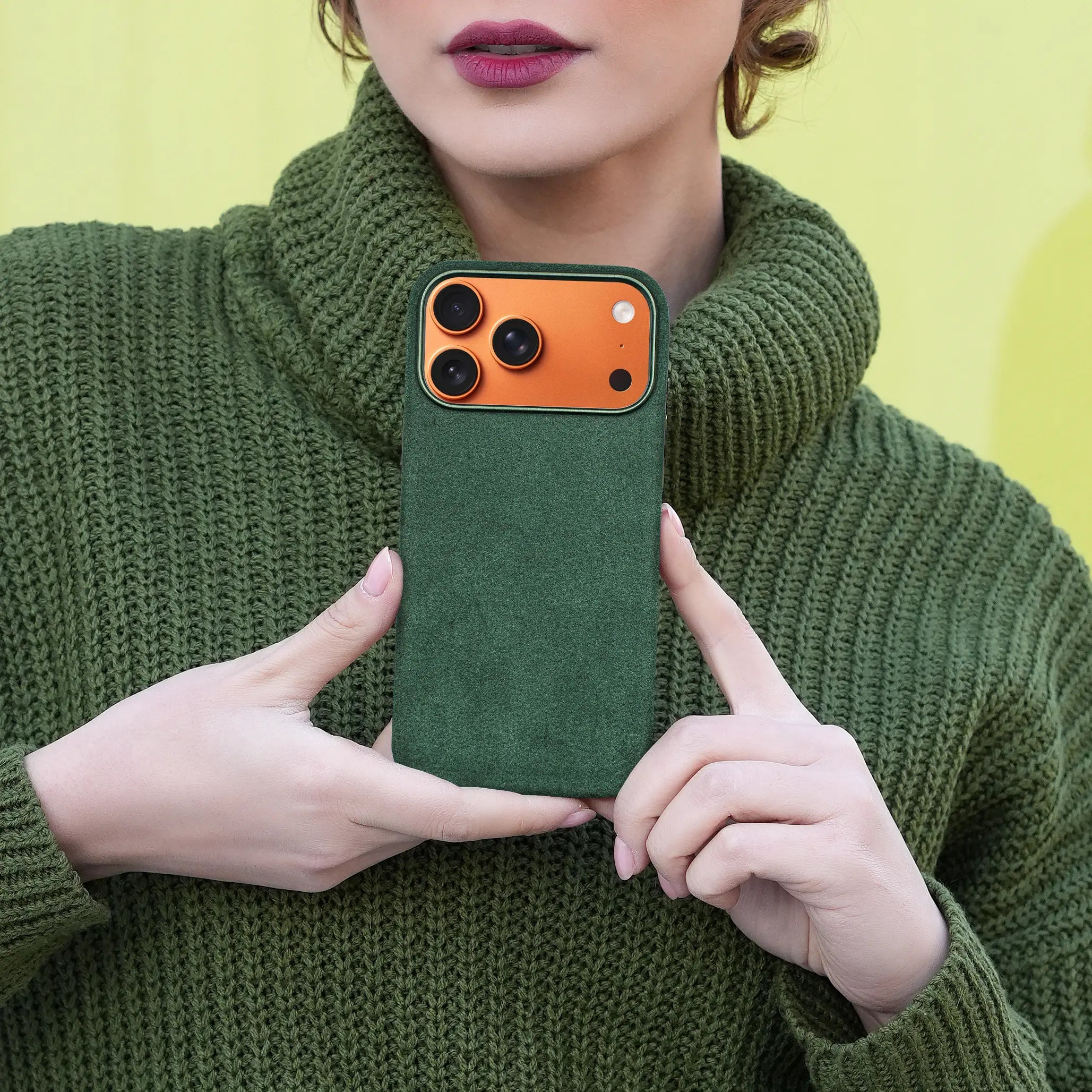 Kadife Alcantara Leather Case For iPhone 17 Pro Max