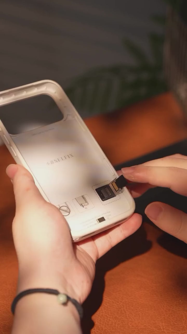 Selfix Shockproof Case With Selfie Screen For iPhone 17 Pro Max