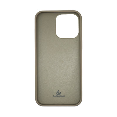 Crystal Studded Phone Case for iPhone 15 pro Max -Silver