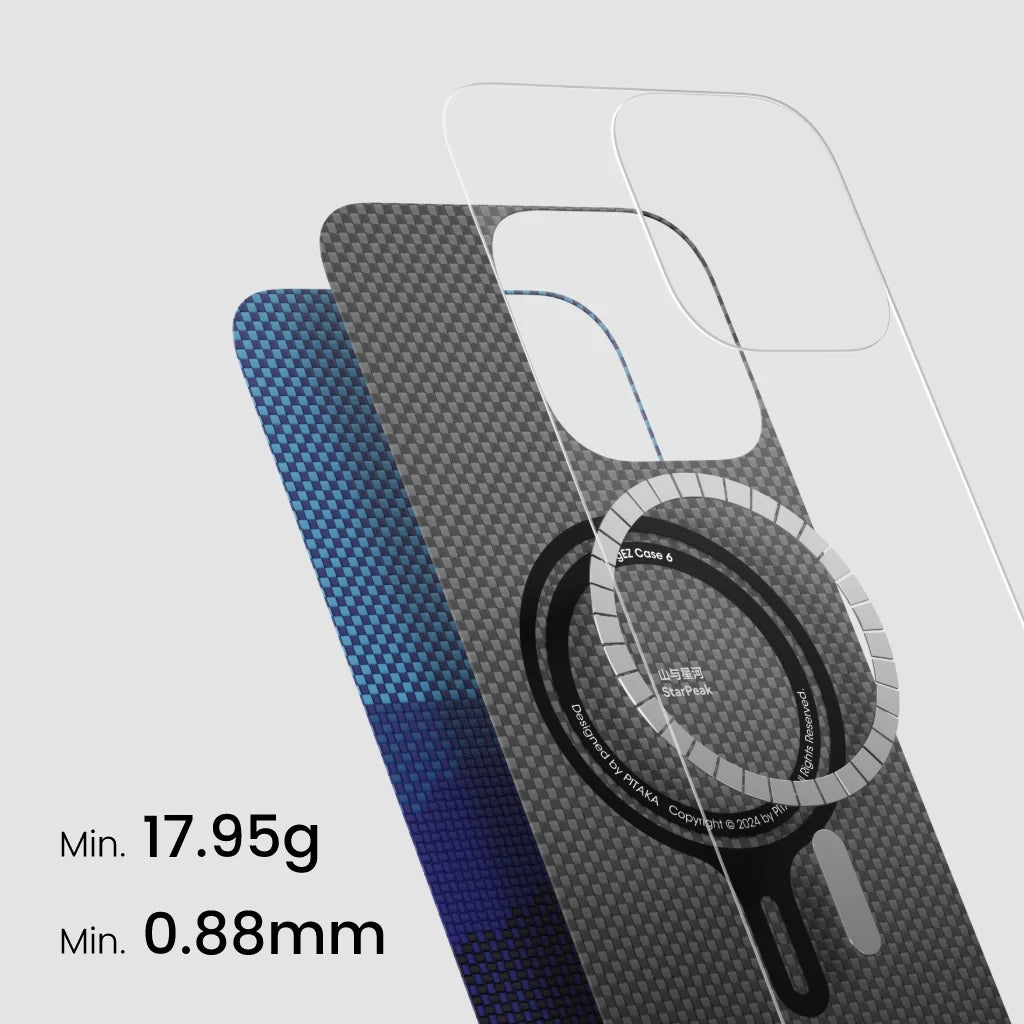 Pitaka StarPeak Tactile Woven Case for iPhone 16  - Over The Horizon