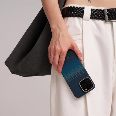 Pitaka Tactile Woven Case for iPhone 16 Pro Max - Moonrise