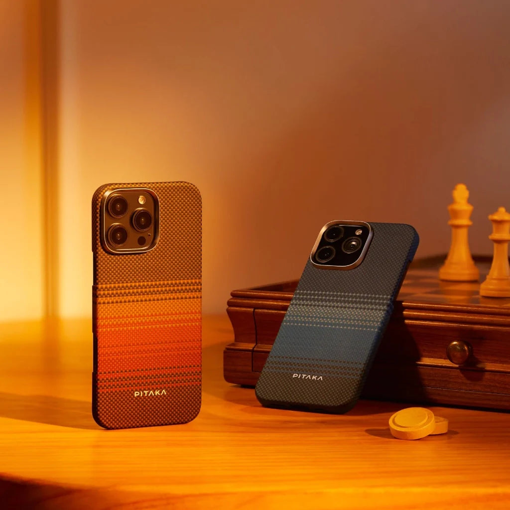 Pitaka Tactile Woven Case for iPhone 16 Pro Max - Sunset
