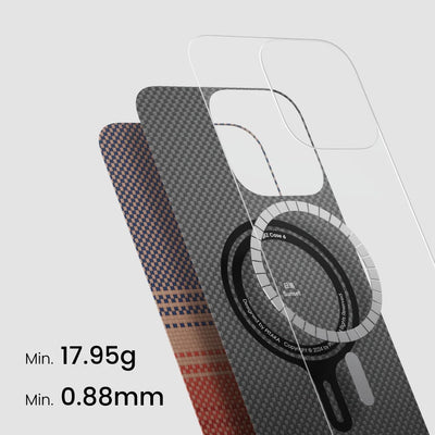 Pitaka Tactile Woven Case for iPhone 16 Pro Max - Sunset