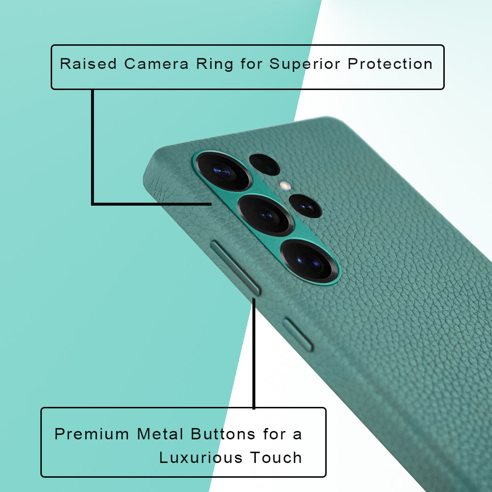 A-Case Genuine Leather Case for Galaxy S25 Ultra - Amur