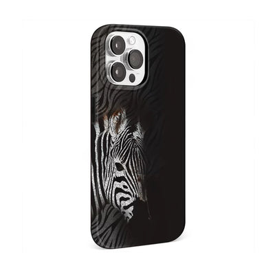 Le Prius Wild Series IMD Printed Case for iPhone 15 Series - Zebra